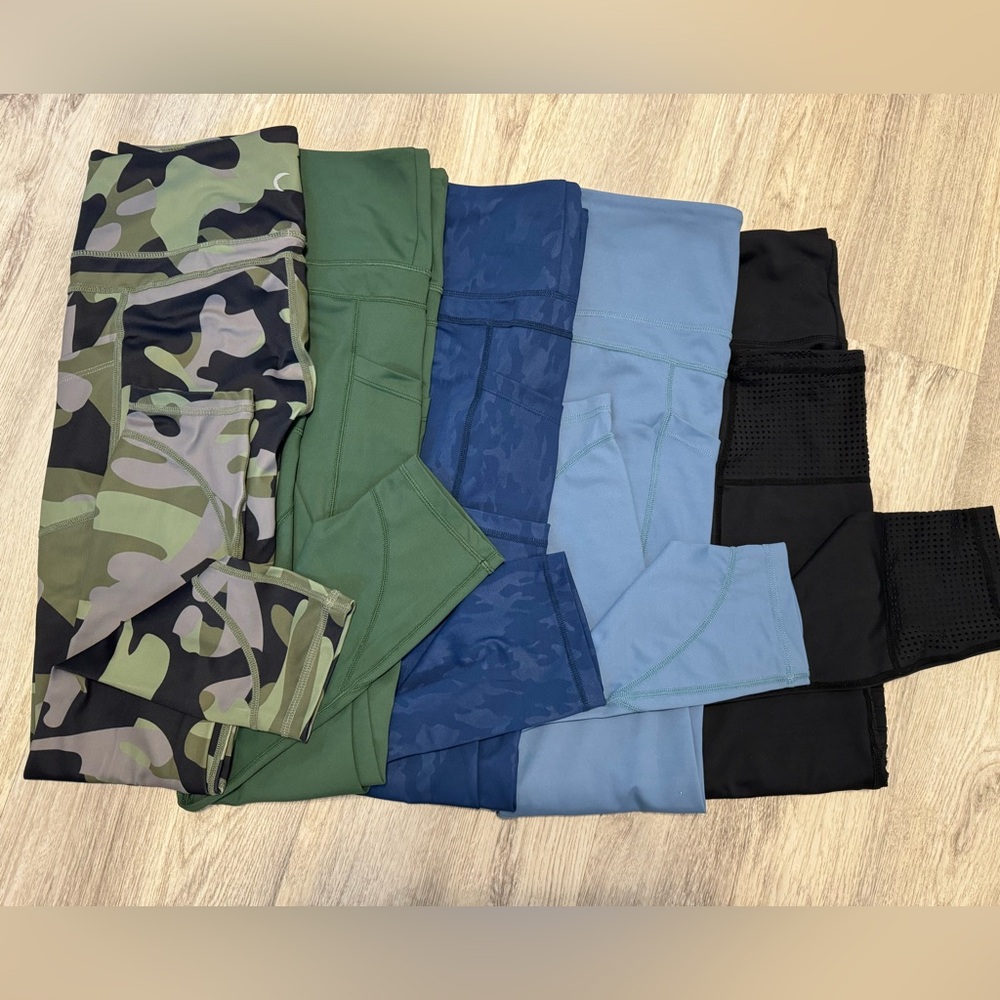 5 Zyia leggings bundle. All size 8-10